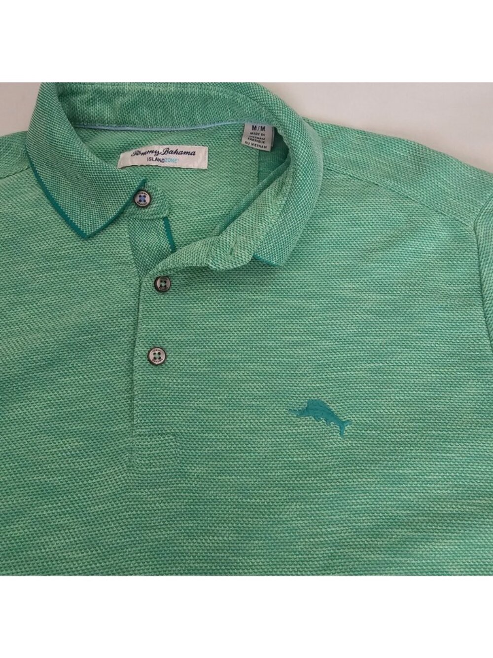 Tommy Bahama Via Verde IslandZone Short Sleeve Polo Shirt Men's Size Medium - Picture 6 of 16